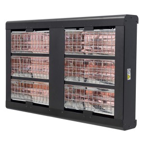 VASNER InduxLine 12 kW Infrared Industrial Heater 380 - 400 V Black