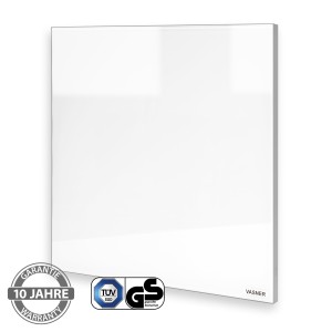 VASNER Citara G Glass Panel Heater - Grey Frame