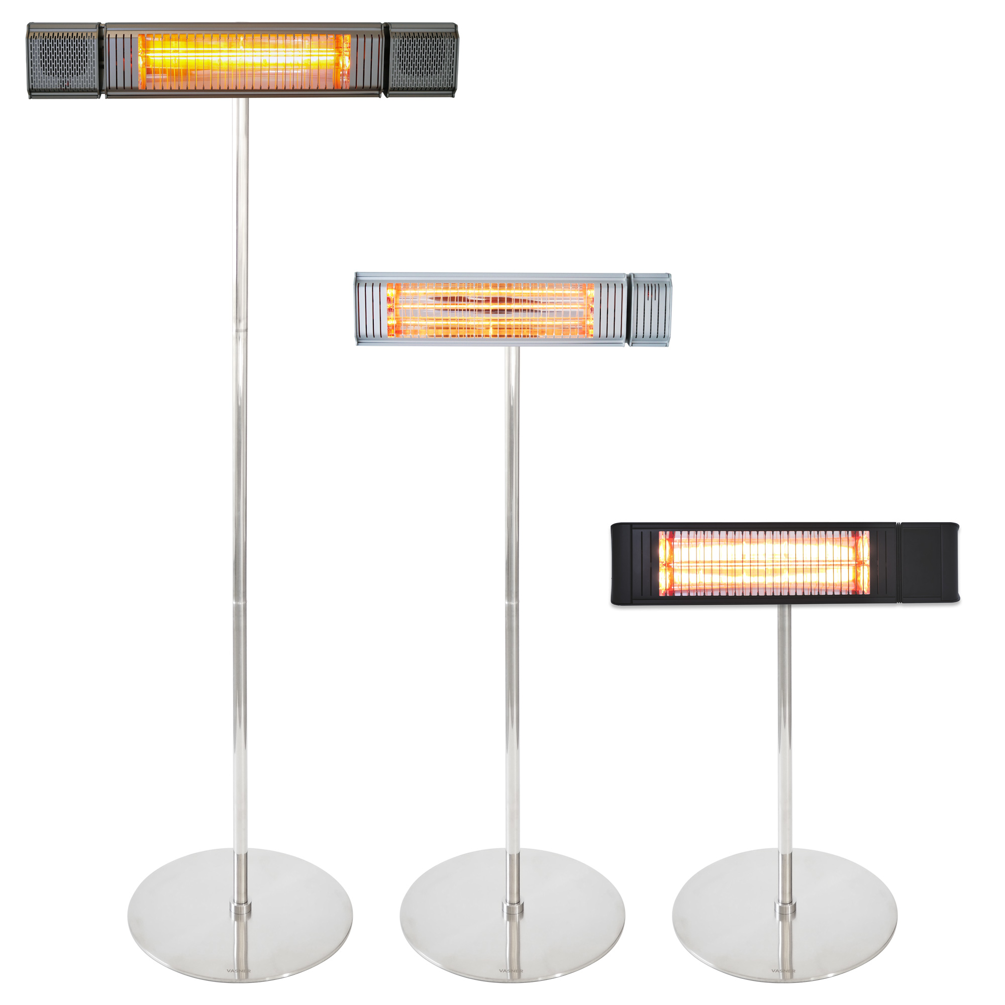 patio-heater-pedestal-mount-VASNER-MFS3-silver-height-adjustable