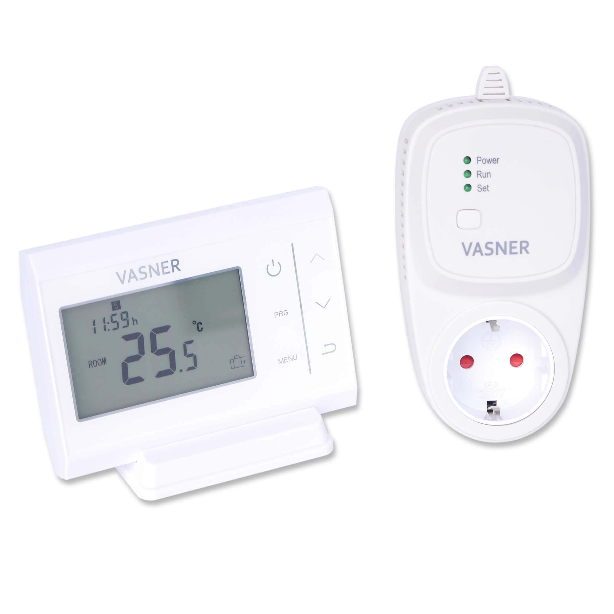 Thermostat fuer Infrarot Elektroheizung im Schlafzimmer