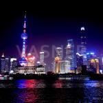 Panora Bildheizung der Marke VASNER mit Shanghai Finance Motiv