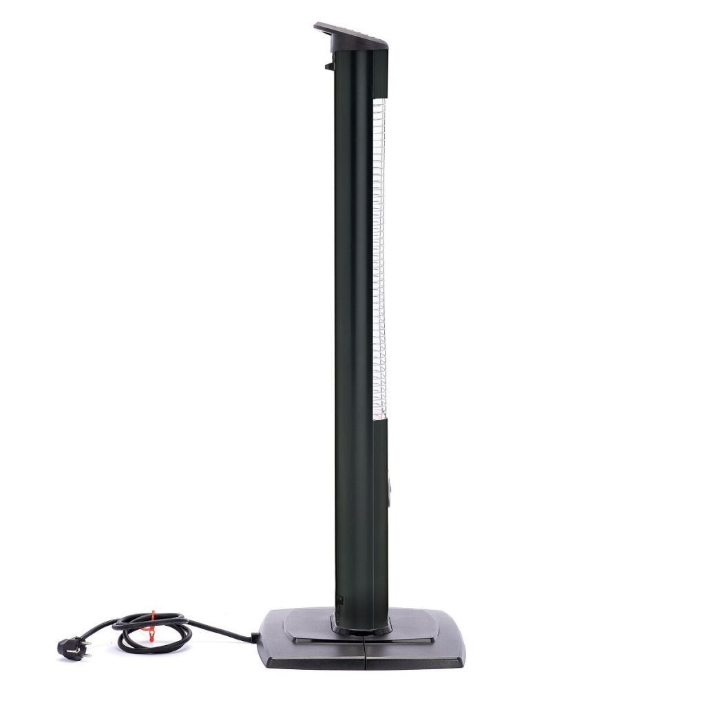 Full side view of the free standing infrared patio heater StandLine