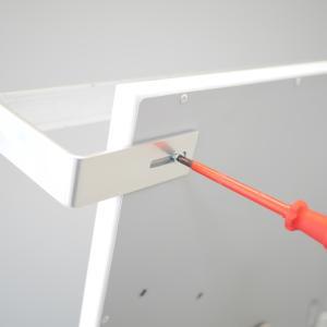 The rails can be easily mounted on your infrared heating panel
