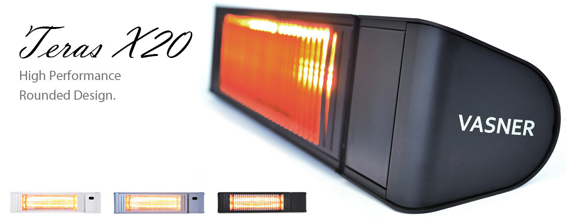 VASNER Teras X20 Outdoor Infrared Heater with 2000 watts