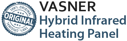 VASNER Original Hybrid Infrared Heater with Thermostat