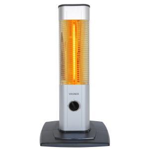 Small Stand-Up heater in silver grey