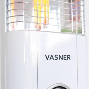 Portable electric heater for all light terrace and balcony designs.