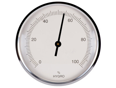 Mit einem Hygrometer die Luftfeuchtigkeit messen