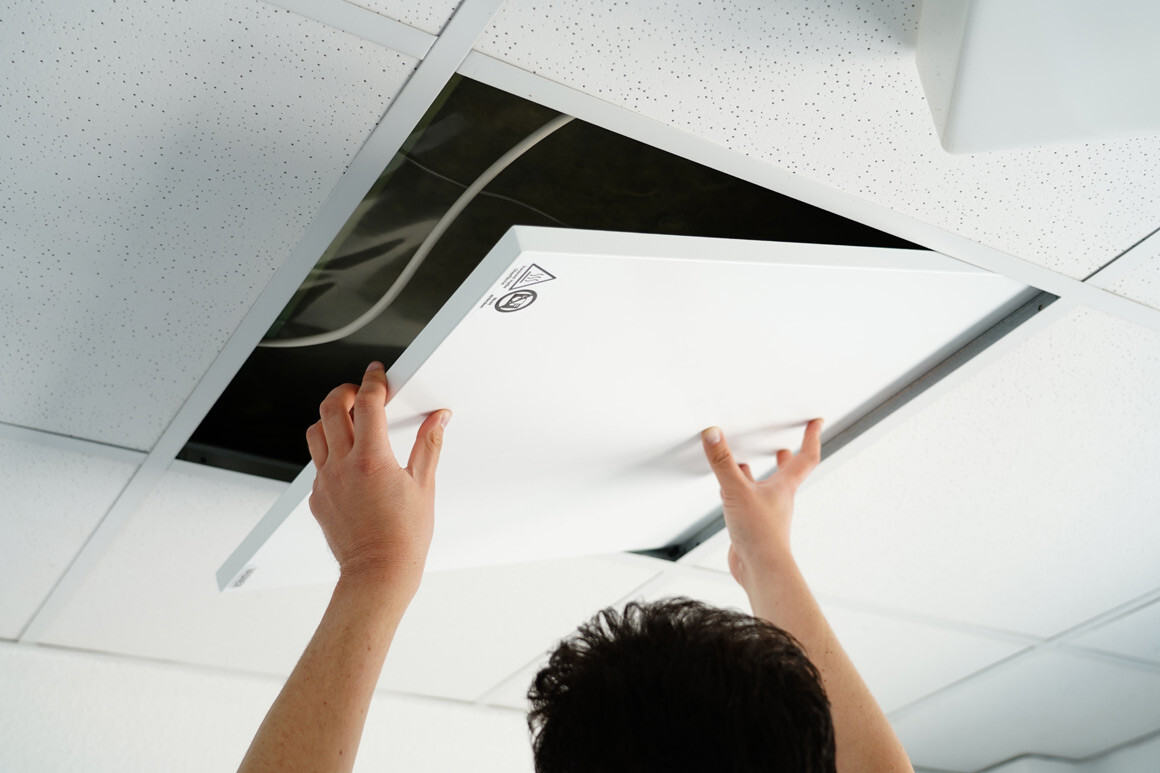 Infrared Ceiling Tile Heater For Suspended Ceilings Vasner