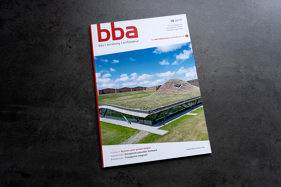 VASNER Infrarotheizung für Rasterdecken in bba Fachheft zu Bau & Architektur