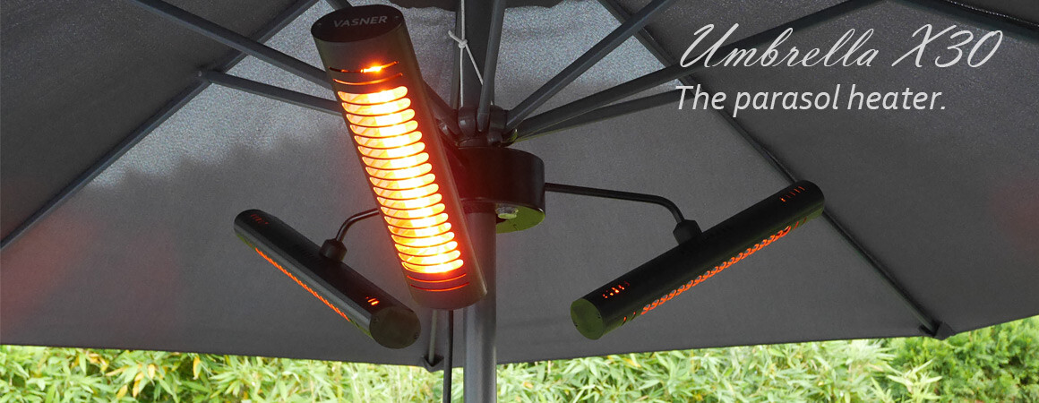 Parasol Heater Electric Infrared, Outdoor Electric Patio Umbrella Heater