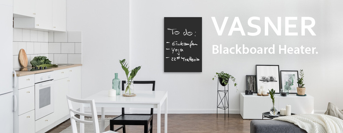 Blackboard heater VASNER Citara T 5 year warranty, TÜV, IPX4