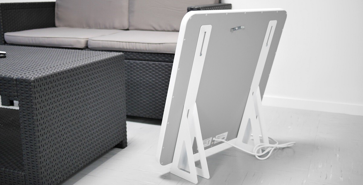 Portable heater electric infrared panel by VASNER